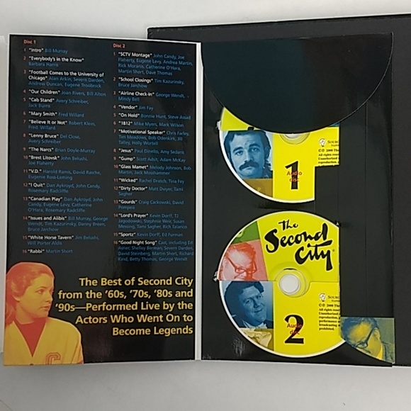 CANDY, BELUSHI, FARLEY, The Second City hardcover w/bonus CDs - Picture 4 of 8